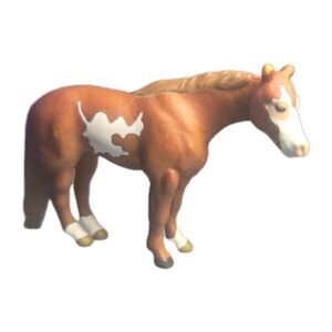 Breyer Stablemates Chestnut Pinto Horse 1:32 Scale Standing Pose